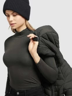 Khujo Wintermantels Wintermantel Nita Dames Kaki -Mode kledingwinkel 874797e76734a3e7276ad82a68da5b78