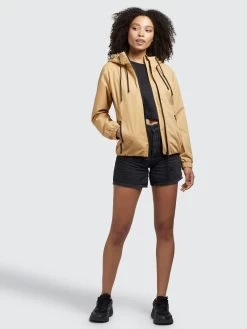 Khujo Tussenjassen Tussenjas Rolava Dames Curry -Mode kledingwinkel 87e482671a14941dd7e1899d2b8ebe1e