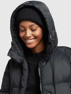 Khujo Wintermantels Wintermantel LAMERA Dames Zwart -Mode kledingwinkel 8882f473bf33ad728bc38f13266e30c6