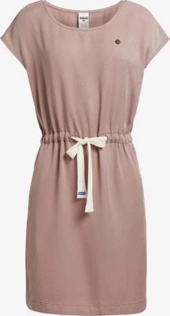 Khujo Zomerjurken Zomerjurk HEDIYE Dames Oudroze