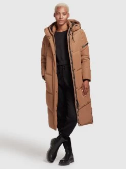 Khujo Tussenmantels Tussenmantel Sonje Dames Karamel -Mode kledingwinkel 899bc6374c7dc3040a4867d5013f74b9