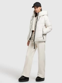 Khujo Winterjassen Winterjas Esila 3 Dames Natuurwit -Mode kledingwinkel 89a2aaa9a21f94a75db9525aab5537c7