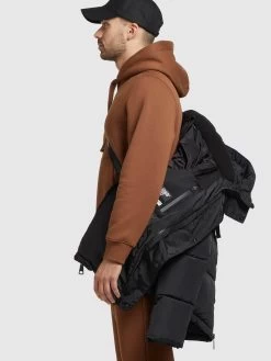 Khujo Winterjassen Winterjas Jedi Heren Zwart -Mode kledingwinkel 8a95b39ee26ca68bea4bbfa7972c86ce