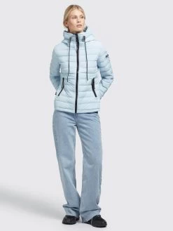 Khujo Tussenjassen Tussenjas LOVINA4 MATT Dames Lichtblauw -Mode kledingwinkel 8b123605f7fde5bb3b0a807c5a464452