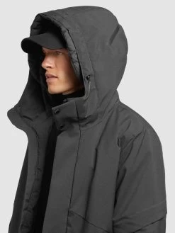 Khujo Winterjassen Winterjas Borrow Heren Donkergrijs -Mode kledingwinkel 8b31aff66527dbd9bec1b66f7dac844b