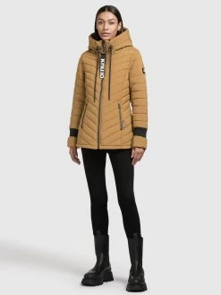 Khujo Winterjassen Winterjas Dames Camel -Mode kledingwinkel 8c48218de3e55127c3adcc2312e4d052