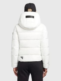 Khujo Winterjassen Winterjas Fala Dames Wit -Mode kledingwinkel 8caaec43861ff8507ea2609ac50ebc14