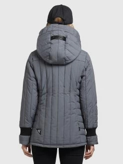 Khujo Winterjassen Winterjas Tweety Dames Grijs -Mode kledingwinkel 8e8814156a44d968ad57f26a0dbbc8f4