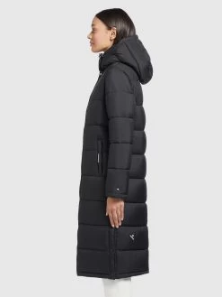 Khujo Wintermantels Wintermantel Corinna Dames Zwart -Mode kledingwinkel 8eb8010e440b19f8a97efd34ac48c7bd