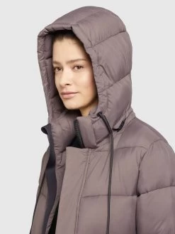 Khujo Wintermantels Wintermantel Julina Dames Mauve -Mode kledingwinkel 90a8101bef960839b71c65b6d849731e