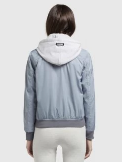 Khujo Tussenjassen Tussenjas PERSEE Dames Lichtblauw / Grijs -Mode kledingwinkel 90e7e2dd906b46b06d158f4b6beef28d