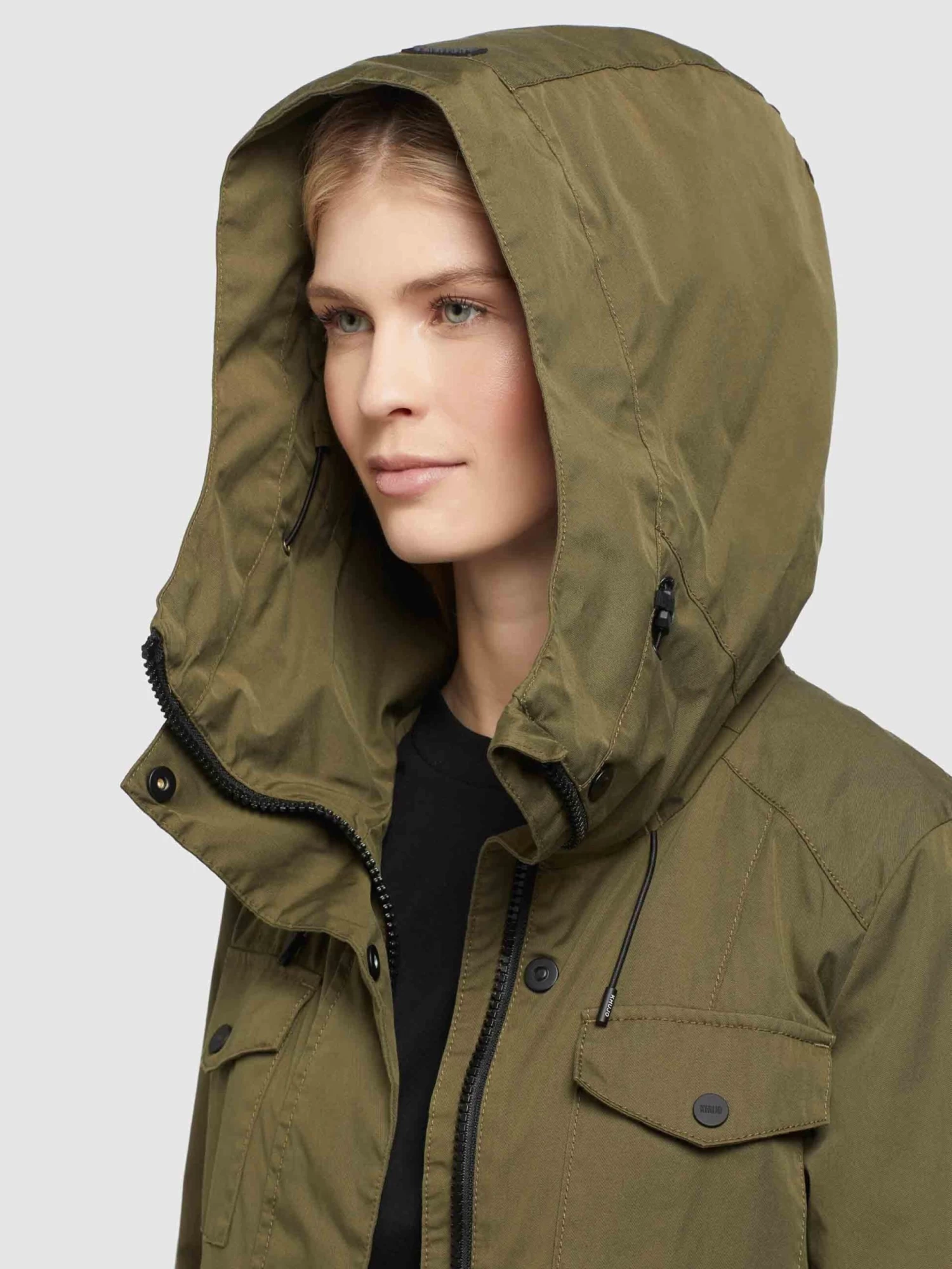 Khujo Parkas Tussenparka ELST Dames Olijfgroen 7 Khujo Parkas Tussenparka ELST Dames Olijfgroen - Afbeelding 7