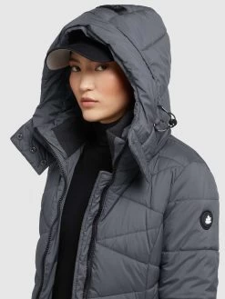 Khujo Tussenmantels Tussenmantel Fitt Light Dames Donkergrijs -Mode kledingwinkel 959775e15a869d9e0a85823ab0496e27