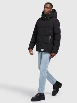 Khujo Outdoor Jassen Functionele Jas TURREL Heren Zwart -Mode kledingwinkel 95c25120164a02421d7e801068f9ded1