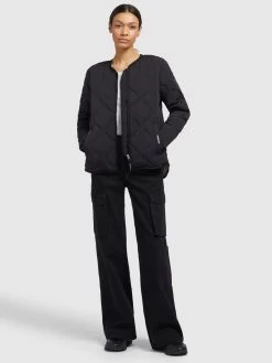 Khujo Tussenjassen Tussenjas ALMA Dames Zwart -Mode kledingwinkel 97eaadd48d35aa472ad22da61864b73b