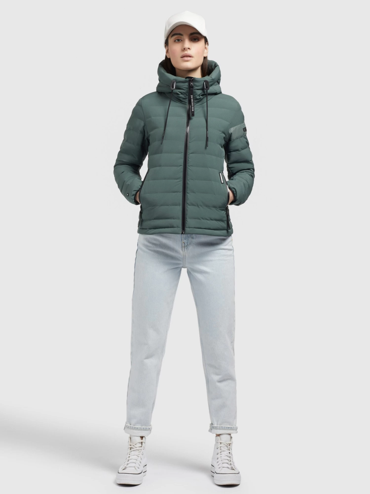 Khujo Tussenjassen Tussenjas Lovina4 Matt Dames Smaragd 3 Khujo Tussenjassen Tussenjas Lovina4 Matt Dames Smaragd - Afbeelding 3