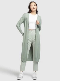 Khujo Vesten Gebreid Vest Elina Dames Mintgroen 10 Khujo Vesten Gebreid Vest Elina Dames Mintgroen -Mode kledingwinkel 9b01bffb103fe6bbfed5bc2371954850