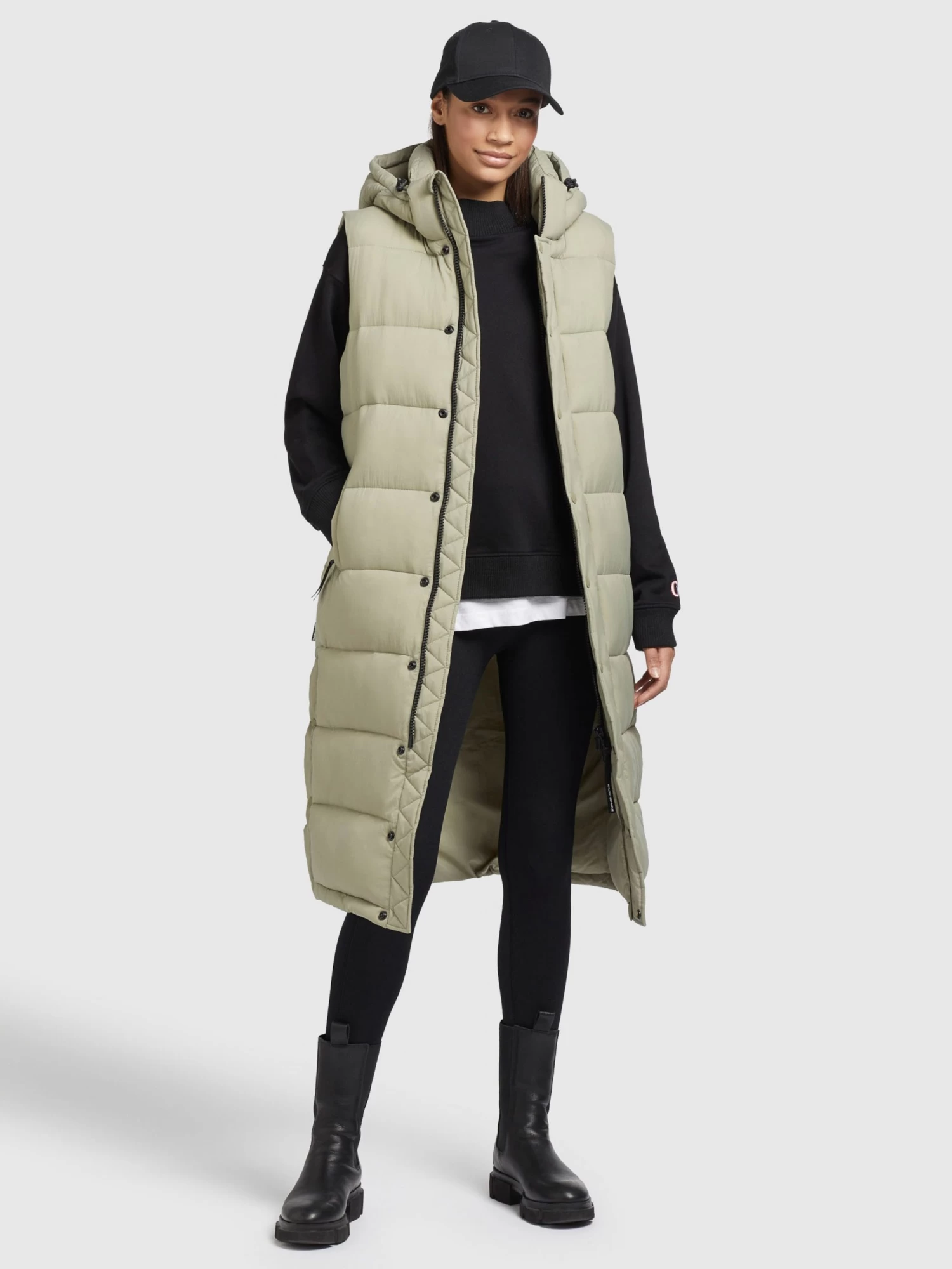 Khujo Bodywarmers Bodywarmer Magneta Dames Pastelgroen 6 Khujo Bodywarmers Bodywarmer Magneta Dames Pastelgroen - Afbeelding 6