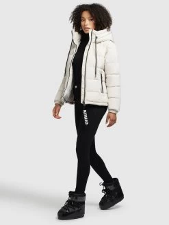 Khujo Winterjassen Winterjas Joilee Dames Offwhite -Mode kledingwinkel 9c5dad60b4215d335c77afd3a366f6ec