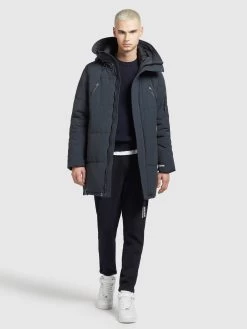 Khujo Winterjassen Winterjas Cloyd Heren Marine -Mode kledingwinkel 9cae6f8aafda7220c5454bb0e9ecd5c5