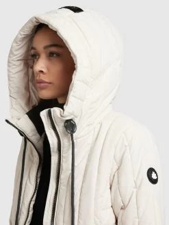 Khujo Tussenjassen Tussenjas Tweety Dames Offwhite -Mode kledingwinkel 9cffab8bbd73a180aa61fd85a92356fa