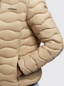 Khujo Tussenjassen Tussenjas Eleni Dames Beige -Mode kledingwinkel 9e1198792446454fbdf6085ad2da8c74