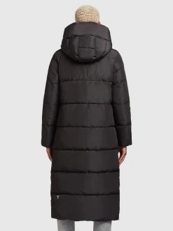 Khujo Wintermantels Wintermantel Soulani Dames Zwart -Mode kledingwinkel 9e85b09cdc77b12b21faf50381b40043