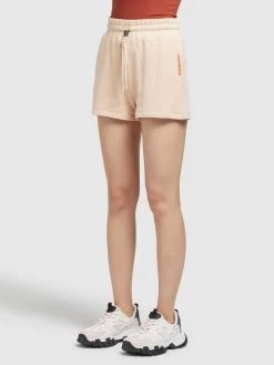 Khujo Shorts Regular Broek Dames Abrikoos -Mode kledingwinkel 9ecde8fd89934e9d210d0e9341780636