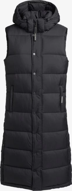 Khujo Bodywarmers Bodywarmer Magneta Dames Zwart