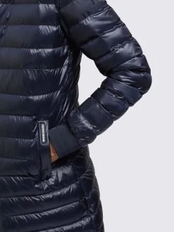 Khujo Winterjassen Winterjas Greta Dames Navy -Mode kledingwinkel 9fe71d6d990571e4e2640311bae6c1c7