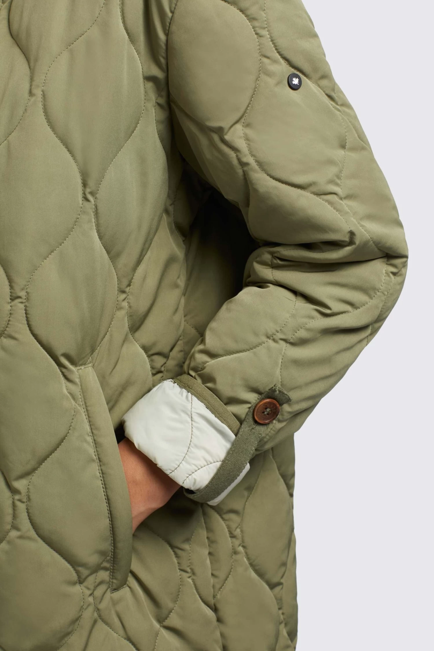 Khujo Tussenmantels Tussenmantel Sira Dames Olijfgroen 7 Khujo Tussenmantels Tussenmantel Sira Dames Olijfgroen - Afbeelding 7