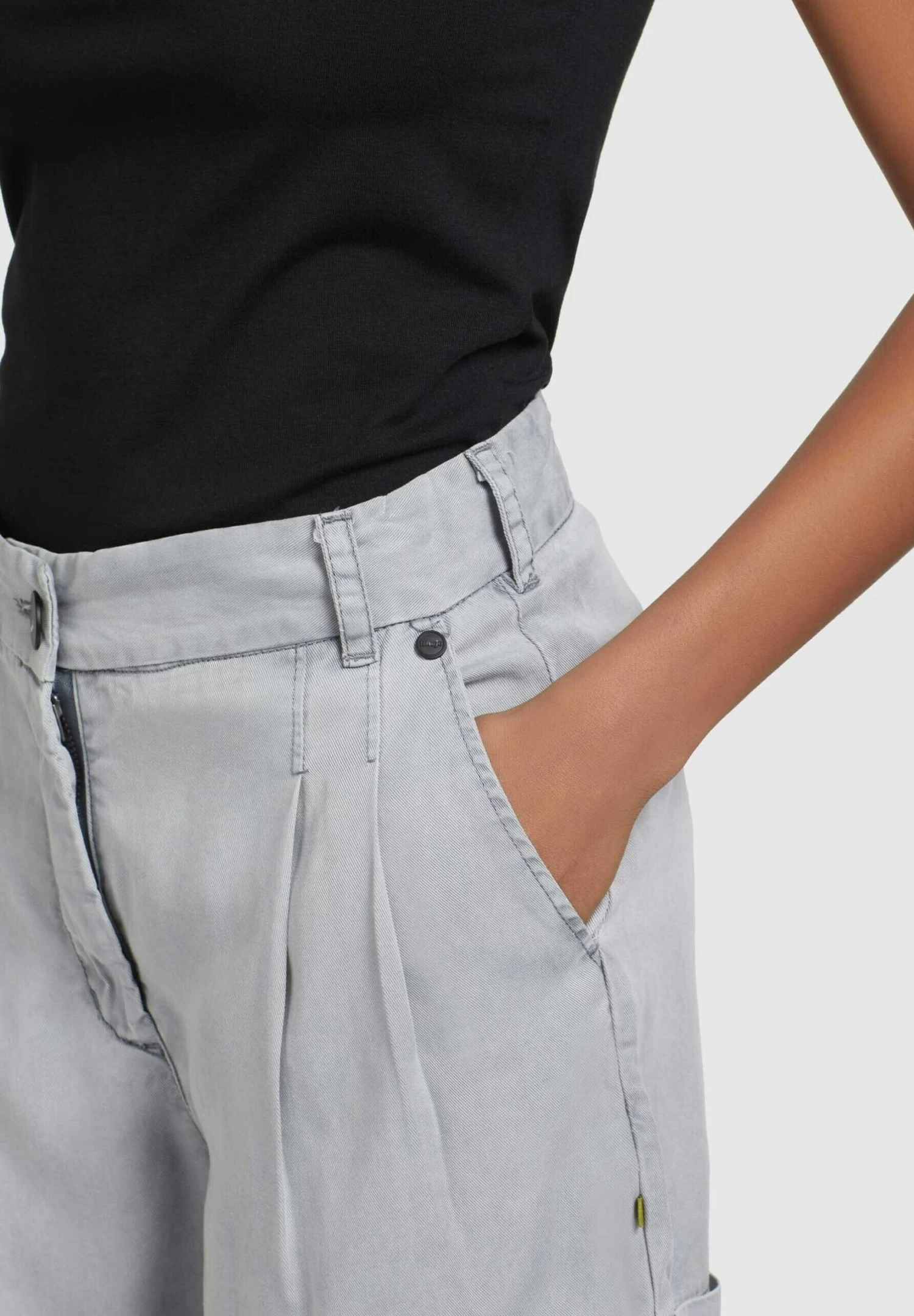 Khujo Elida - Shorts - Grey 4 Khujo Elida - Shorts - Grey - Afbeelding 4