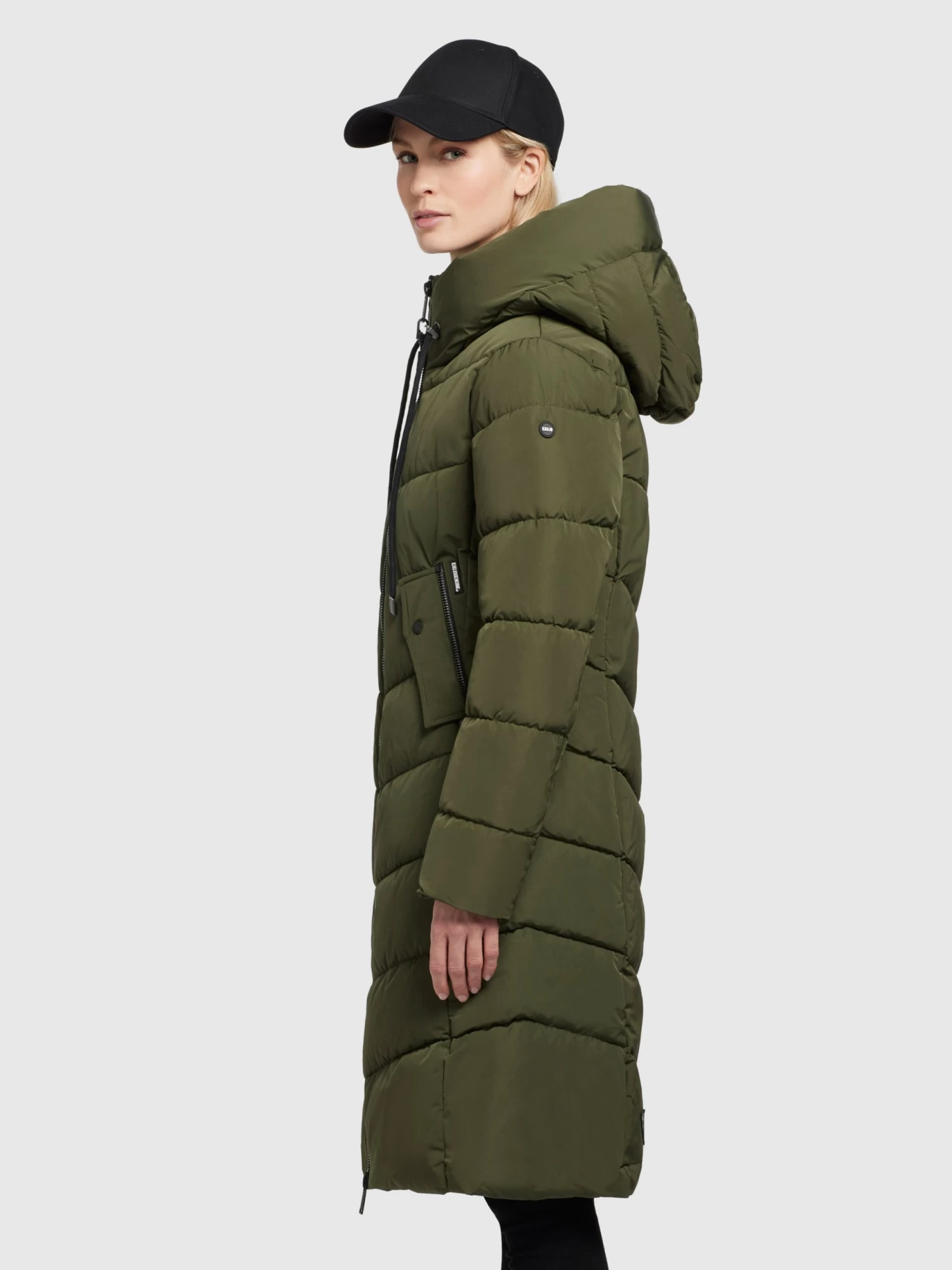 Khujo Tussenmantels Tussenmantel Klayd Dames Olijfgroen 5 Khujo Tussenmantels Tussenmantel Klayd Dames Olijfgroen - Afbeelding 5