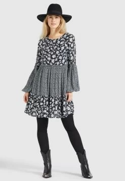 Khujo Mini Jurken Jurk Granata Dames Zwart -Mode kledingwinkel a2f53d2feca1c862c7f7b56c394d93e9