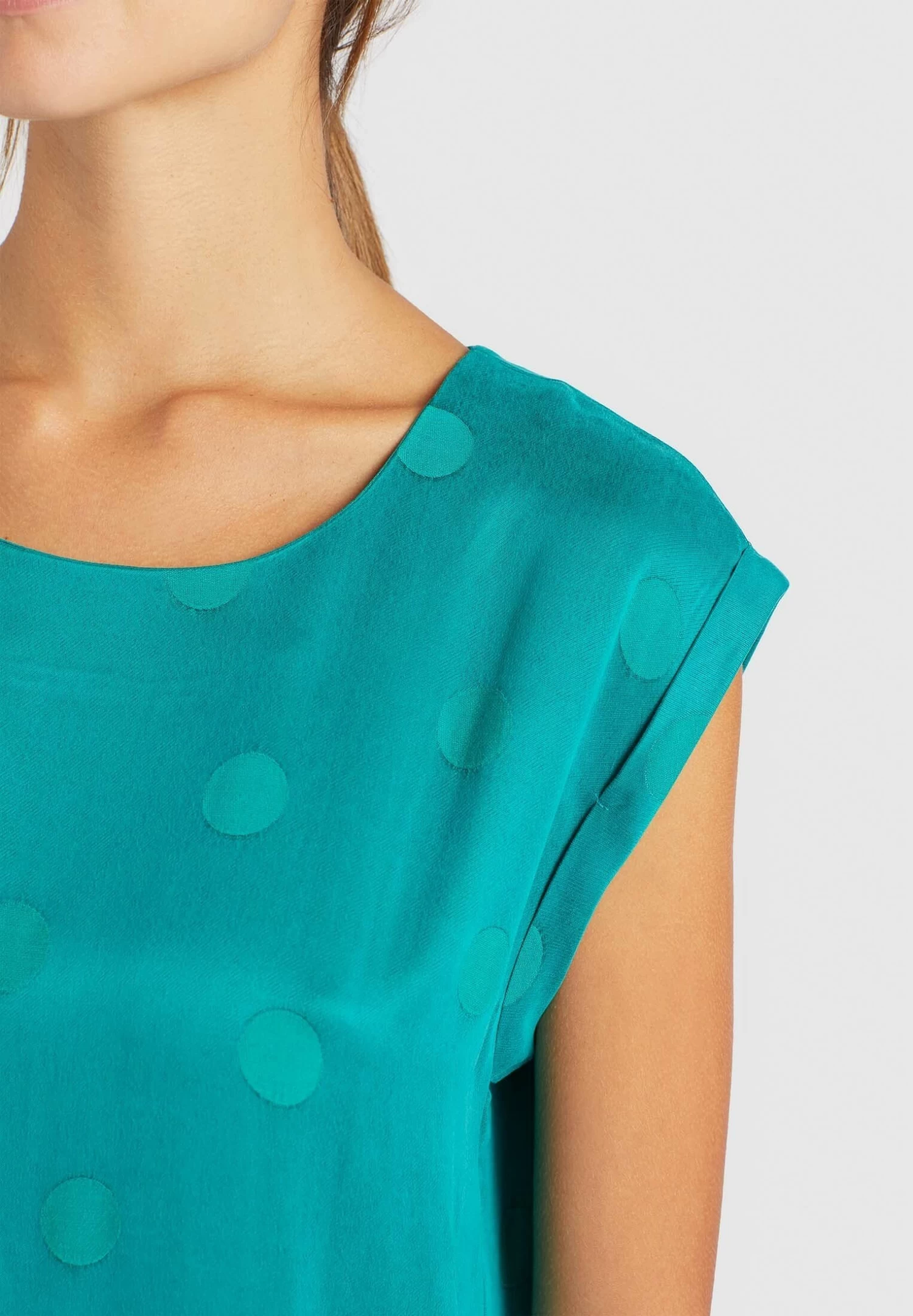 Khujo Margarita - Jurk - Türkis 8 Khujo Margarita - Jurk - Türkis - Afbeelding 8