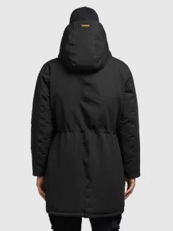 Khujo Parkas Winterparka Terra Heren Zwart -Mode kledingwinkel a7e835fbbc7782376d51868edae38103