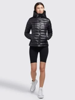 Khujo Tussenjassen Tussenjas Lovina Dames Zwart -Mode kledingwinkel a960d63236ad06f2fe08fa20dbcca7ac