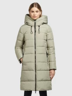 Khujo Wintermantels Wintermantel Jilias 3 Dames Olijfgroen -Mode kledingwinkel a9eb0359aea49961280063b14820dc69