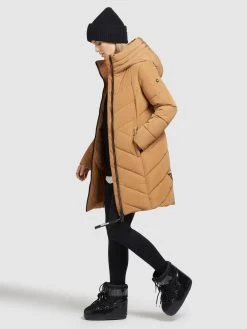 Khujo Wintermantels Wintermantel Formin Dames Safraan -Mode kledingwinkel aa77494456091537c307fb9d6f30209f