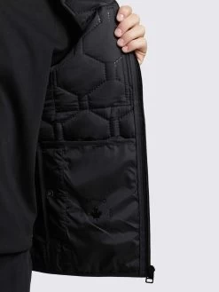 Khujo Bodywarmers Bodywarmer Liel Heren Zwart -Mode kledingwinkel ab2ef6afb1788ba70db0404654033c73