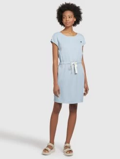 Khujo Zomerjurken Zomerjurk HEDIYE Dames Blauw -Mode kledingwinkel abdbc2f7d79b02e04a3ddb2b4d09d423