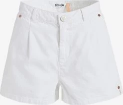 Khujo Jeans Loosefit Bandplooi Jeans Cambel Dames Wit