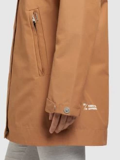 Khujo Tussenmantels Tussenmantel Artisa Dames Beige -Mode kledingwinkel aecff7d3d25a908e770967ab694472e8