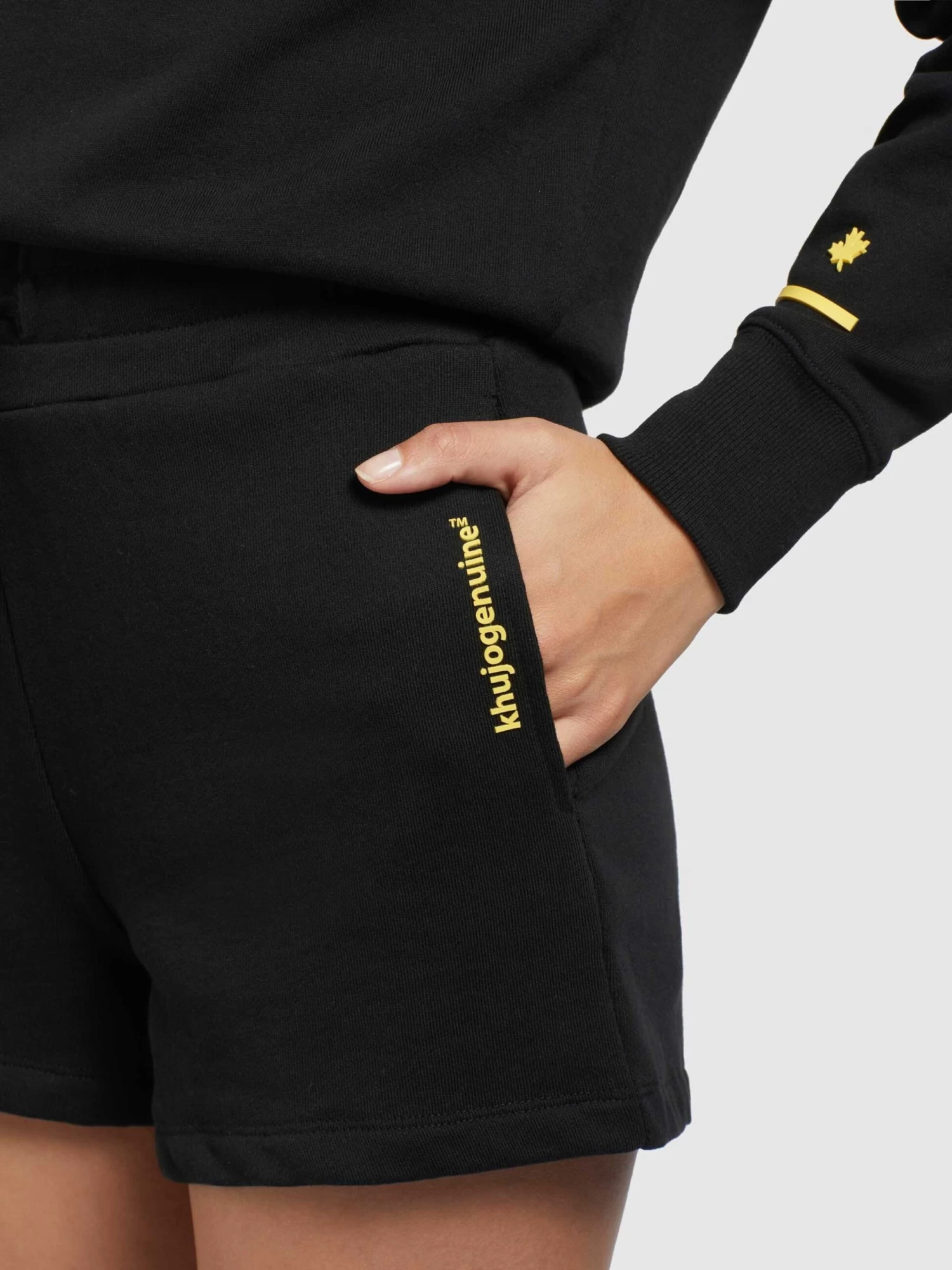 Khujo Shorts Regular Broek Dames Zwart 8 Khujo Shorts Regular Broek Dames Zwart - Afbeelding 8