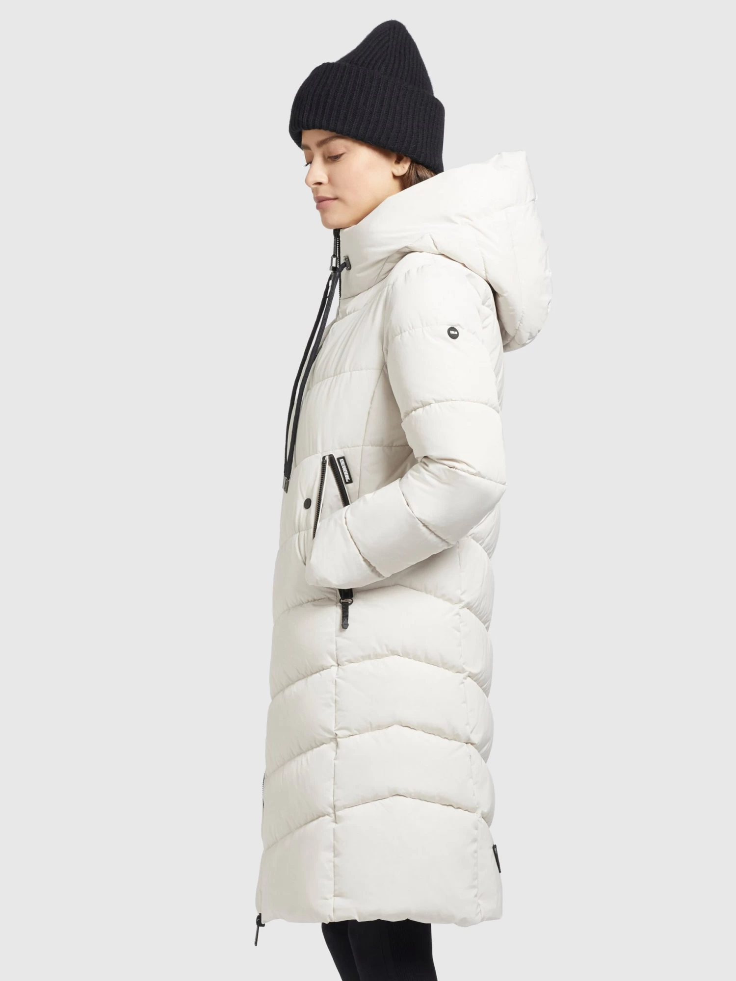 Khujo Tussenmantels Tussenmantel Klayd Dames Offwhite 5 Khujo Tussenmantels Tussenmantel Klayd Dames Offwhite - Afbeelding 5