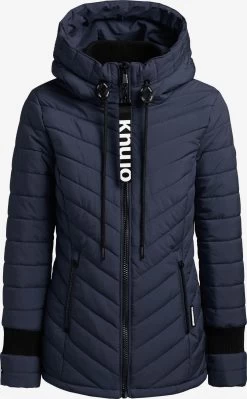 Khujo Winterjassen Winterjas Patt Dames Donkerblauw