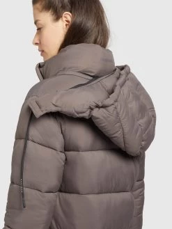 Khujo Wintermantels Wintermantel Julina Dames Sepia -Mode kledingwinkel b11d65f2a3b2854343a9d7ca73b9d10f