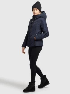 Khujo Tussenjassen Tussenjas Stern Dames Donkerblauw -Mode kledingwinkel b1b2420578547adb2afff6d906f8be3a