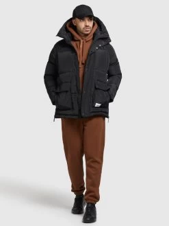 Khujo Winterjassen Winterjas Jedi Heren Zwart -Mode kledingwinkel b2848d46279660aa0423946f37e741f7