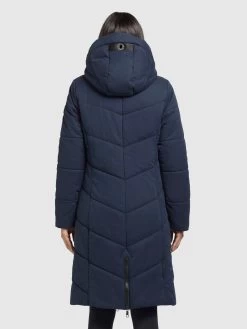 Khujo Winterjassen Winterjas Aribay Dames Navy -Mode kledingwinkel b2ae8e90398c56099775eb851beba34d